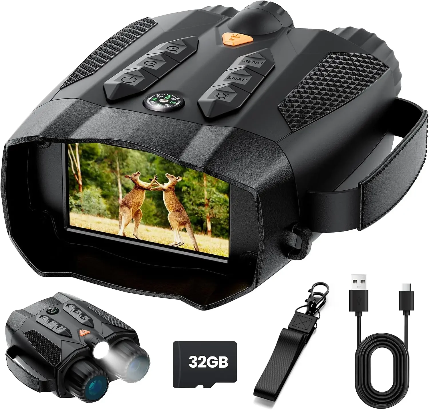 Electronics Gadgets For Gift - Okulary noktowizyjne dla dorosłych, rozdzielczość 4K: