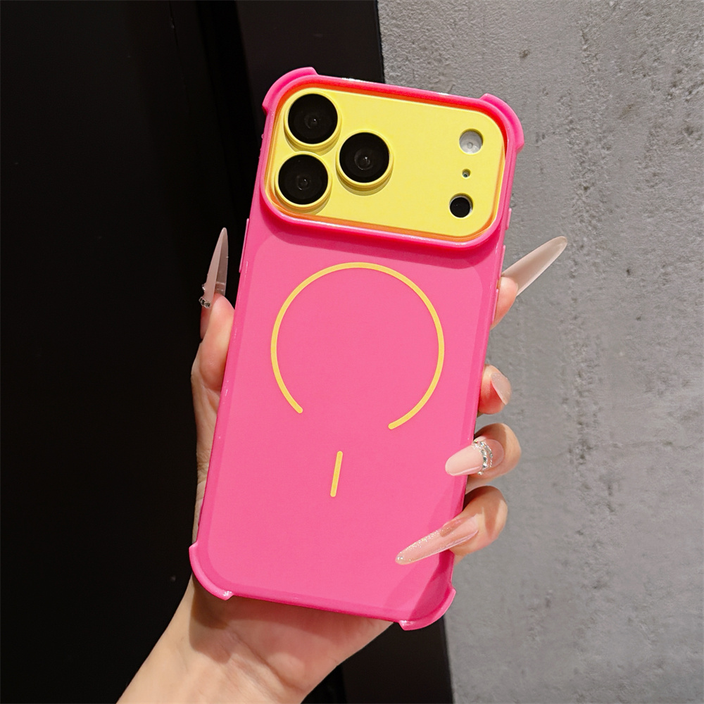 Wireless Charger - Etui na telefon z kontrastowym wzorem