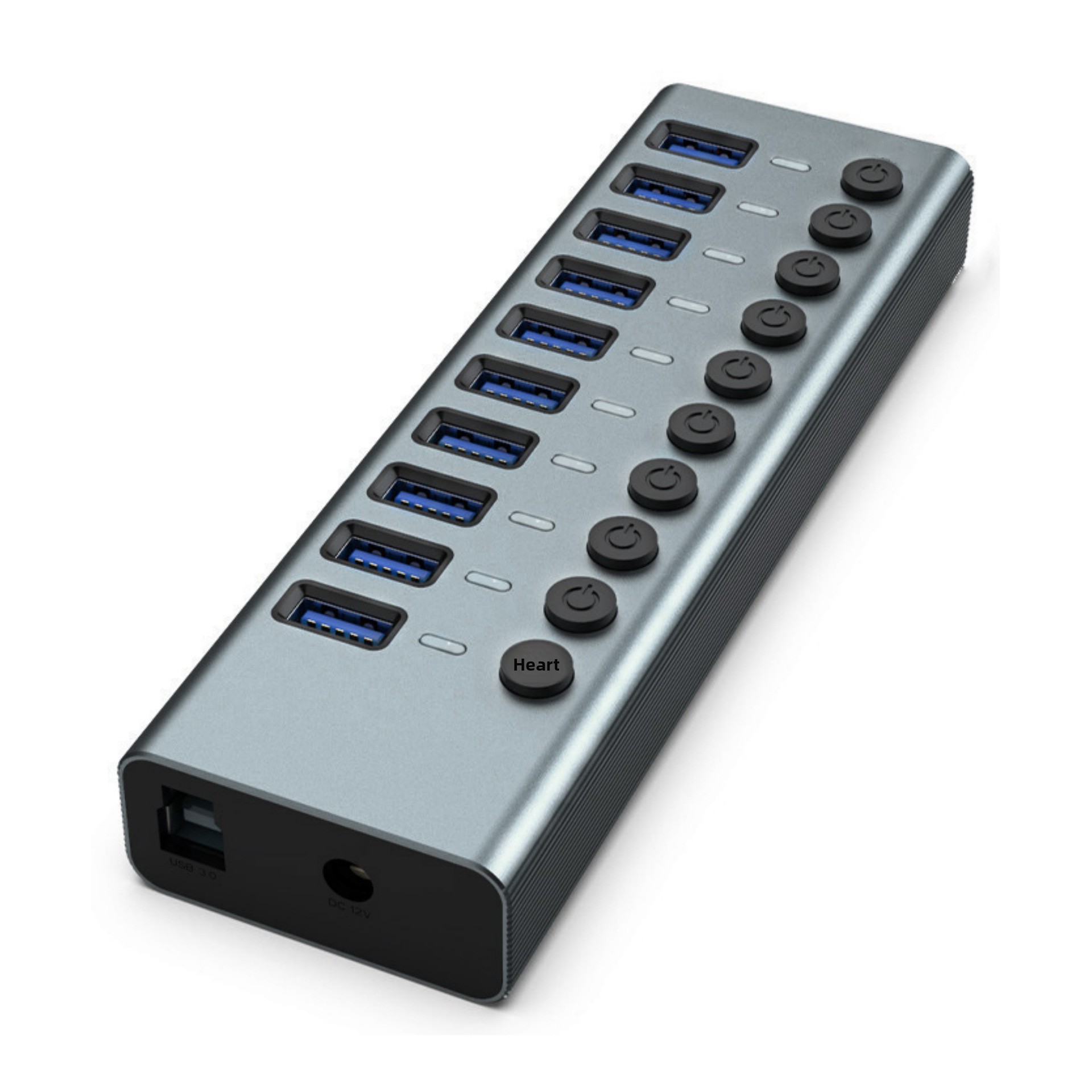 Usb Hub - Hub USB 3.0 z 10 portami,