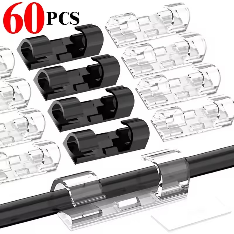 Cable Organizer - Małe klipsy do organizacji kabli, uchwyt