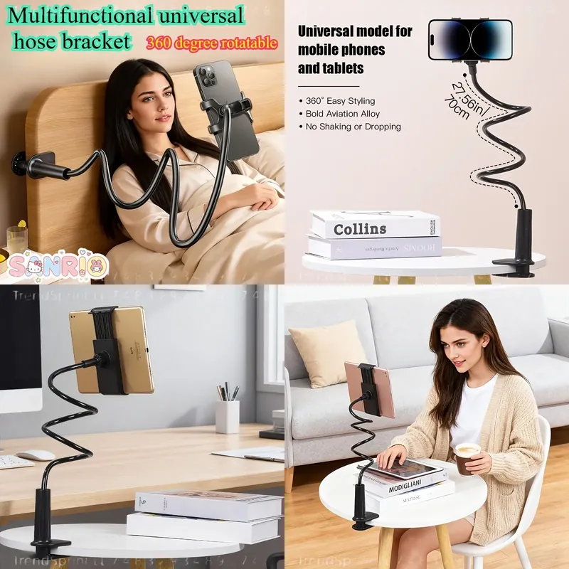 Phone Holder - Elastyczny uchwyt na telefon z obrotem