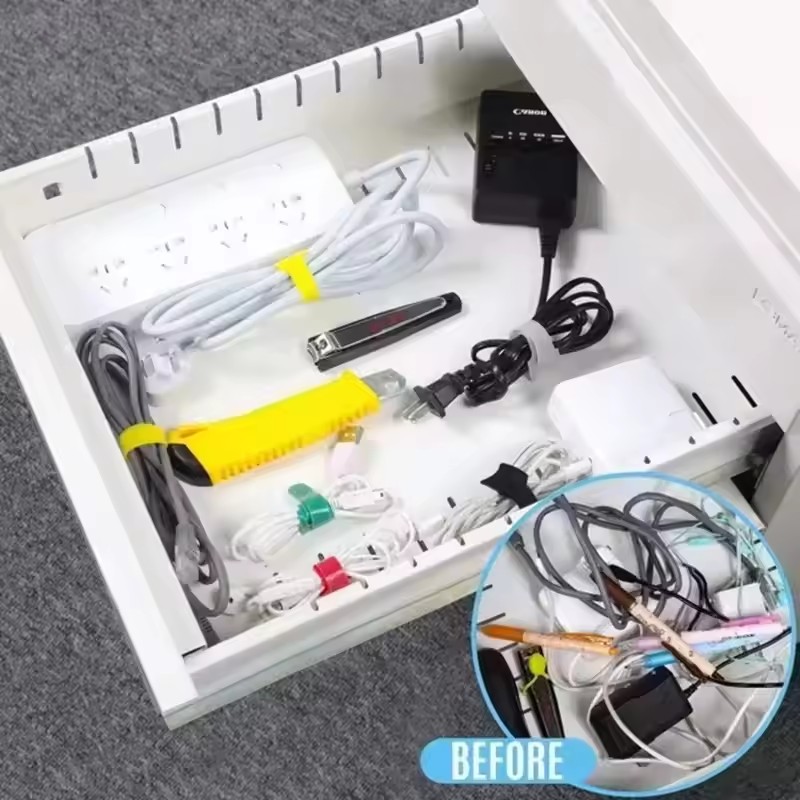 100 szt. wielokrotnego użytku  – Cable Organizer recenzja i cena